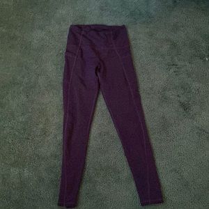 Purple Champion leggings. Size Medium.